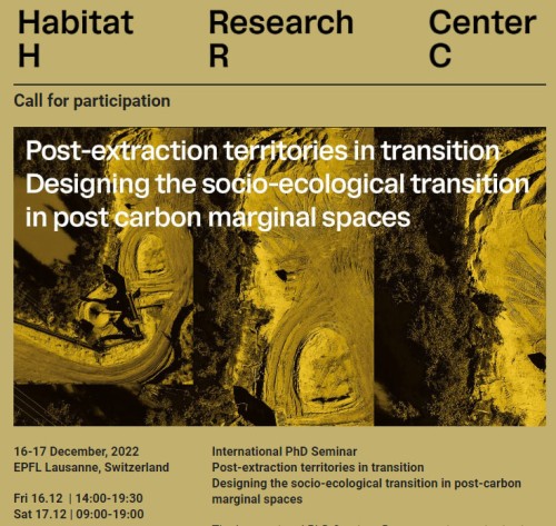 Séminaire doctoral international Designing the socio-ecological transition in post-carbon marginal spaces 